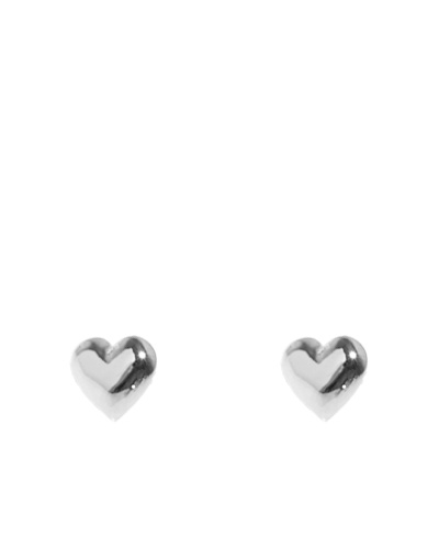 Tiny heart earring (2 color)