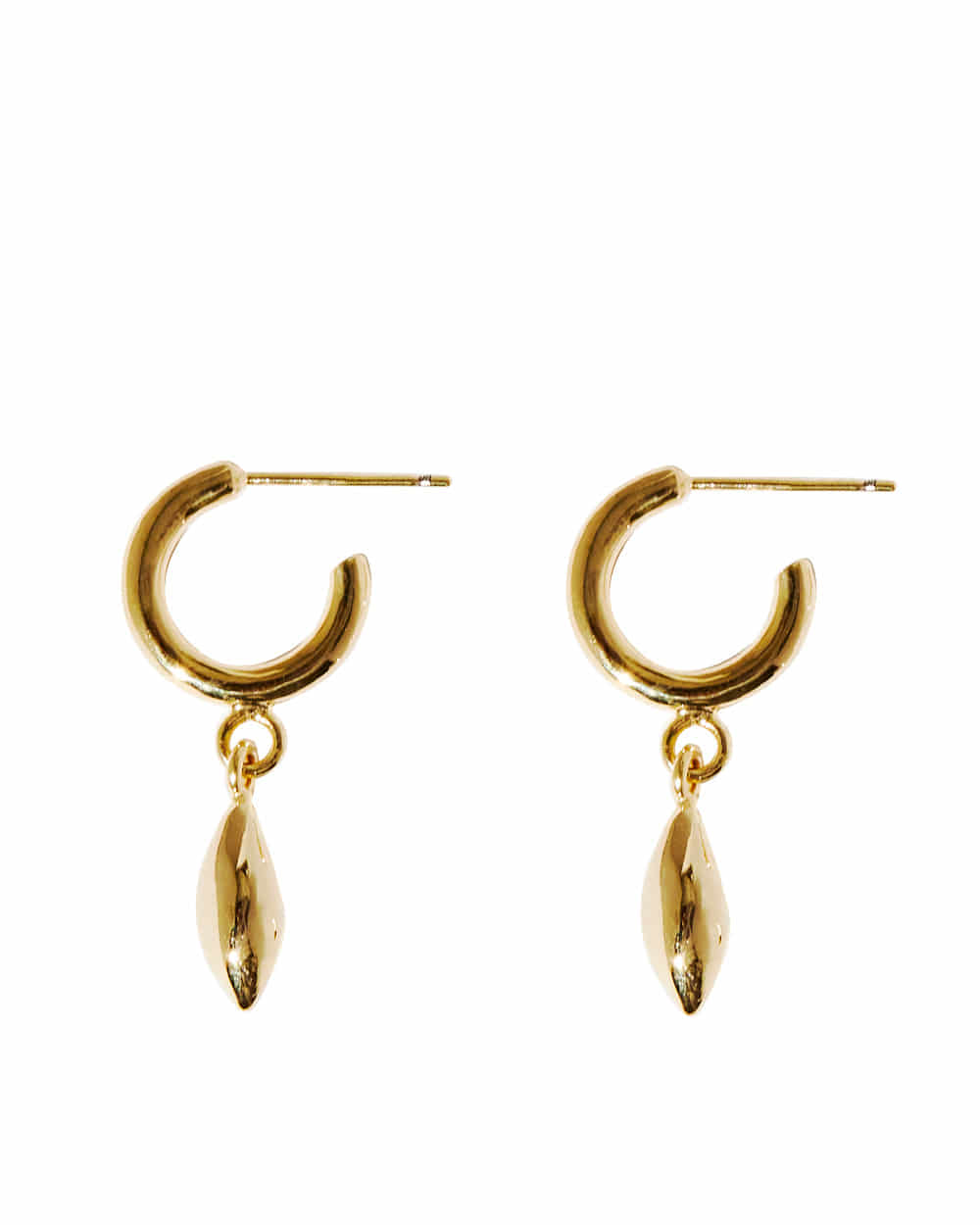Snowdrop earring_Gold